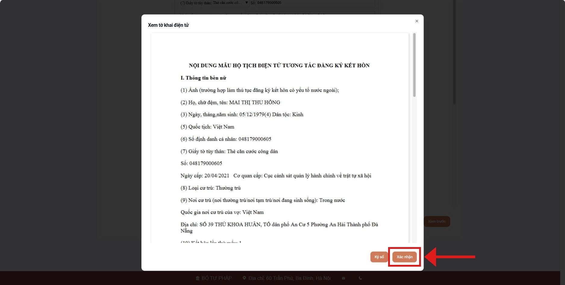 Xem tờ khai điện tử